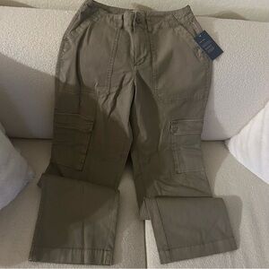 Target Universal Thread Brown/Green Mid-Rise Utility Cargo Pants